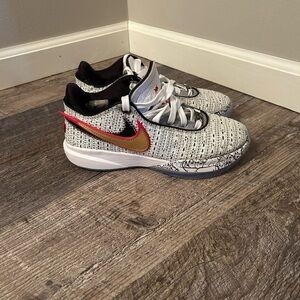 Nike Kids Sneakers - White, Black, and Red